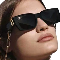 new fashion design women sunglasses classic vintage glasses uv400 shades trend yellow eyewear thin frame sexy flat top
