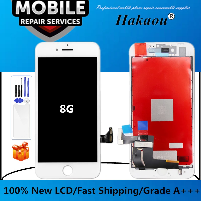 Fftrends 100 шт./лот класс A + ЖК дисплей сенсорный дигитайзер Рамка сборка Ремонт для