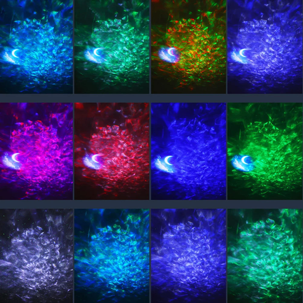 

Colorful Starry Sky Galaxy Projector Lamp USB Star Night Light Romantic Projection Lamp Rotation Atmosphere Lamp