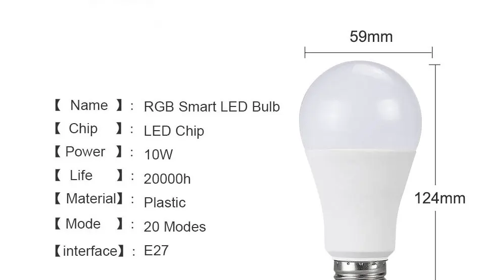 E27 Светодиодный светильник смарт-лампочка WIFI RGB 15 Вт Bluetooth приложение управление умная лампа светильник с регулируемой яркостью кухня под шкаф Домашний Светильник ing