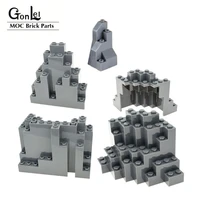 1 10pcs moc mountain brick rock panel rectangular 4x10x6 ebuilding blocks brick part diy toys compatible with 6082 6083