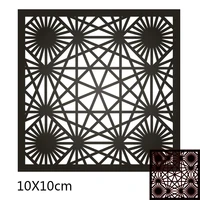 cutting metal dies hollow grid new stencils diy scrapbooking paper cards craft making new craft decoration 100100mm