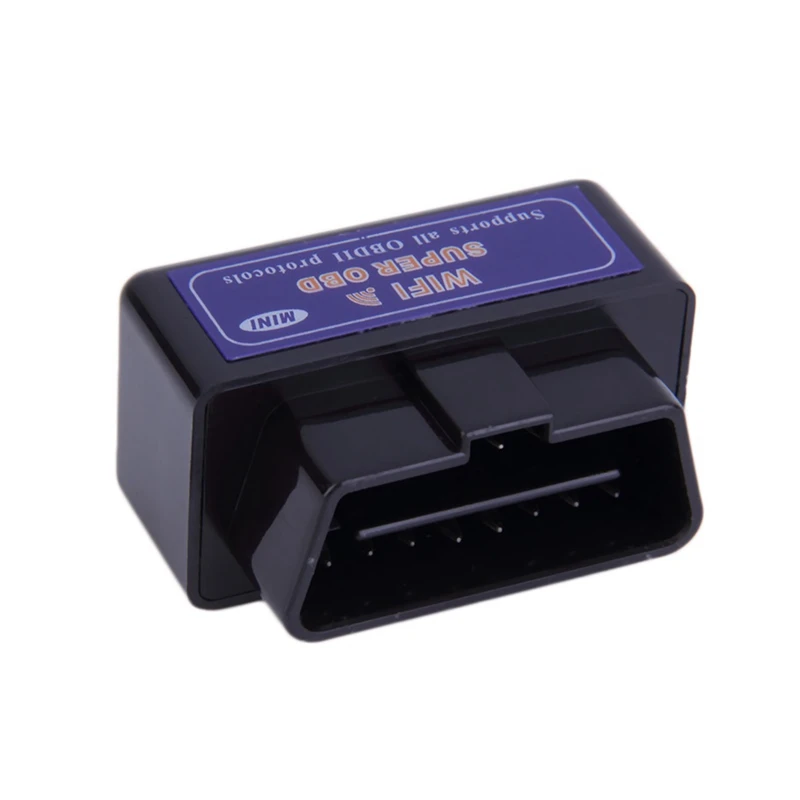 Автомобильный сканер OBD2 WiFi ELM327 V1.5 черный Мини диагностический инструмент