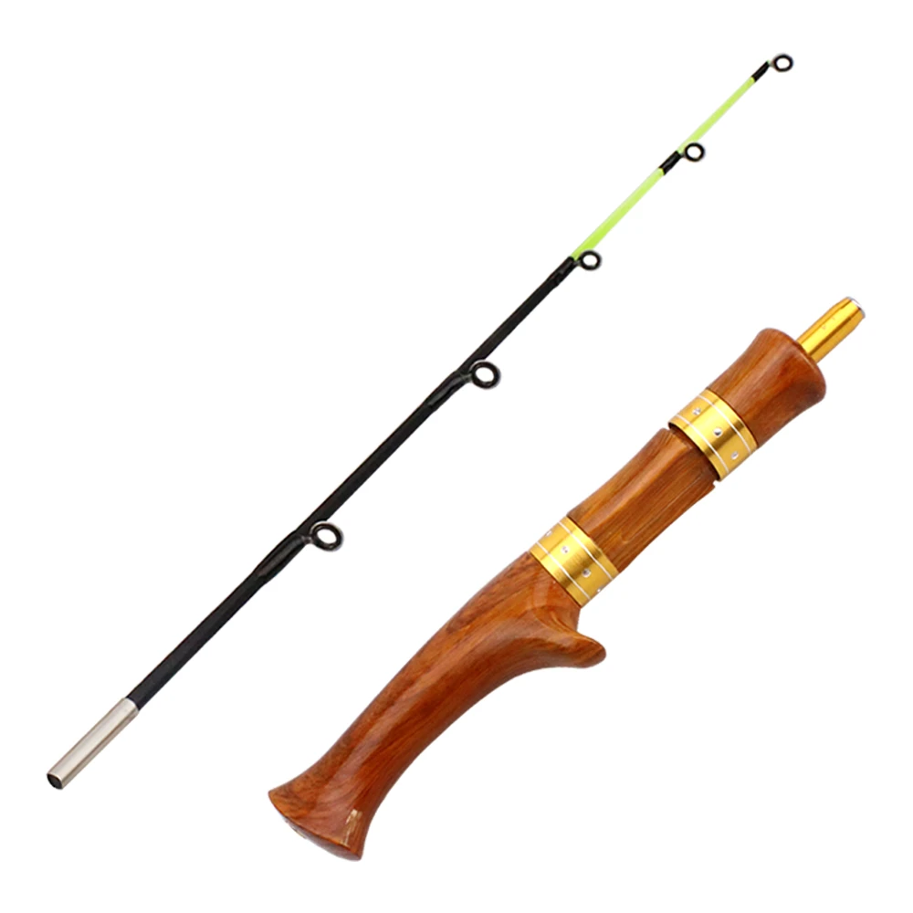

62cm Ice Fishing Rod Portable Lightweight Ice Spinning Casting Rod Winter Fishing Rod Spinning Casting Ice Fishing Pole Tackle
