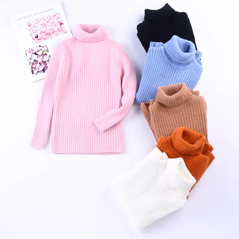 2020 весенние свитера для девочек Размер 12 зимние вязаные пуловеры детей 4 лет