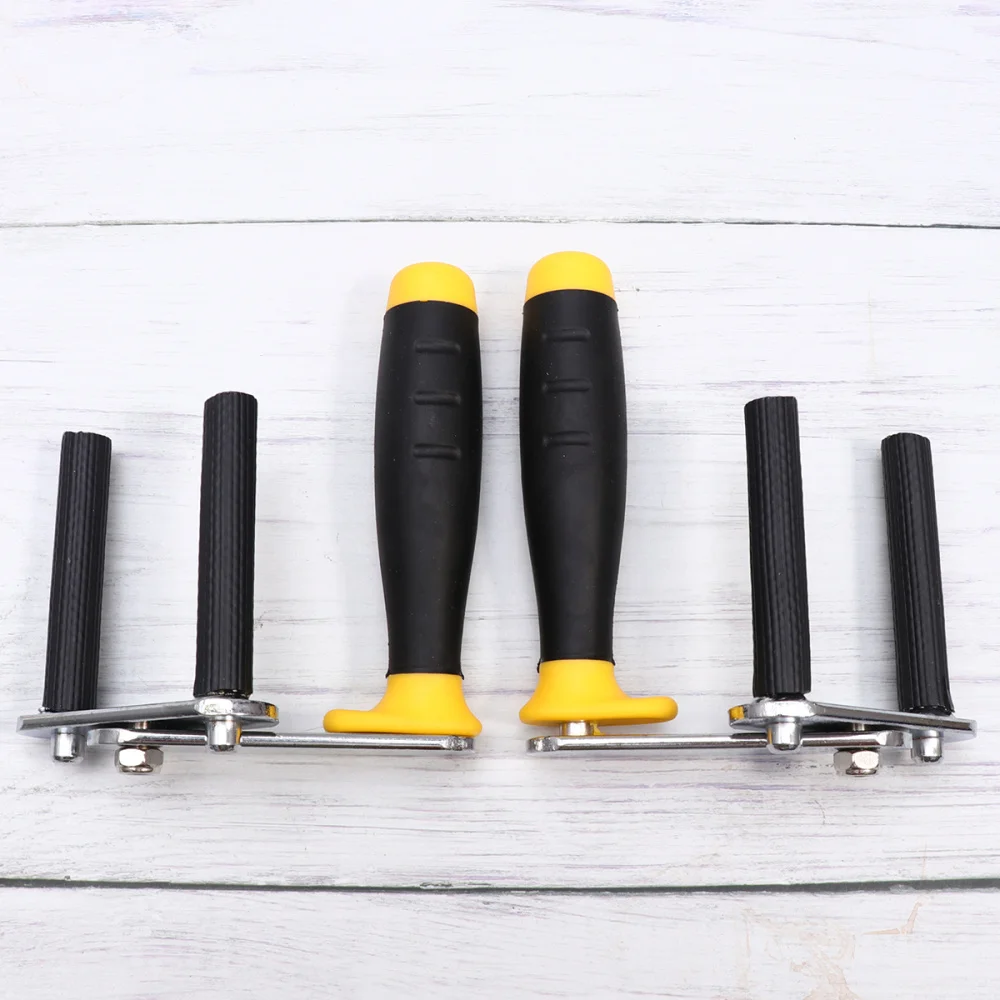 

1 Pair Gypsum Board Lifter Portable Ceramic Tile Gypsum Board Lifter Multi Function Glass Carrying Tool with Random Color Handle