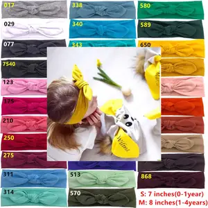 Приятная на ощупь хлопковая повязка на голову одежда для малышей для девочек, повязка на голову, повязка на волосы 