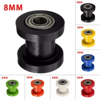 8mm chain roller tensioner pulley slider drive chain roller pulley for enduro motorcycle motocross pit dirt bike atv crf cr xr