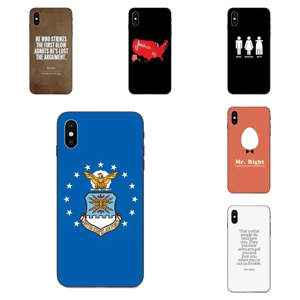 Мягкий Силиконовый ТПУ черный чехол для телефона Apple iPhone 4 4S 5 5S SE 6 6S 7 8 Plus X XS Max XR Guilty