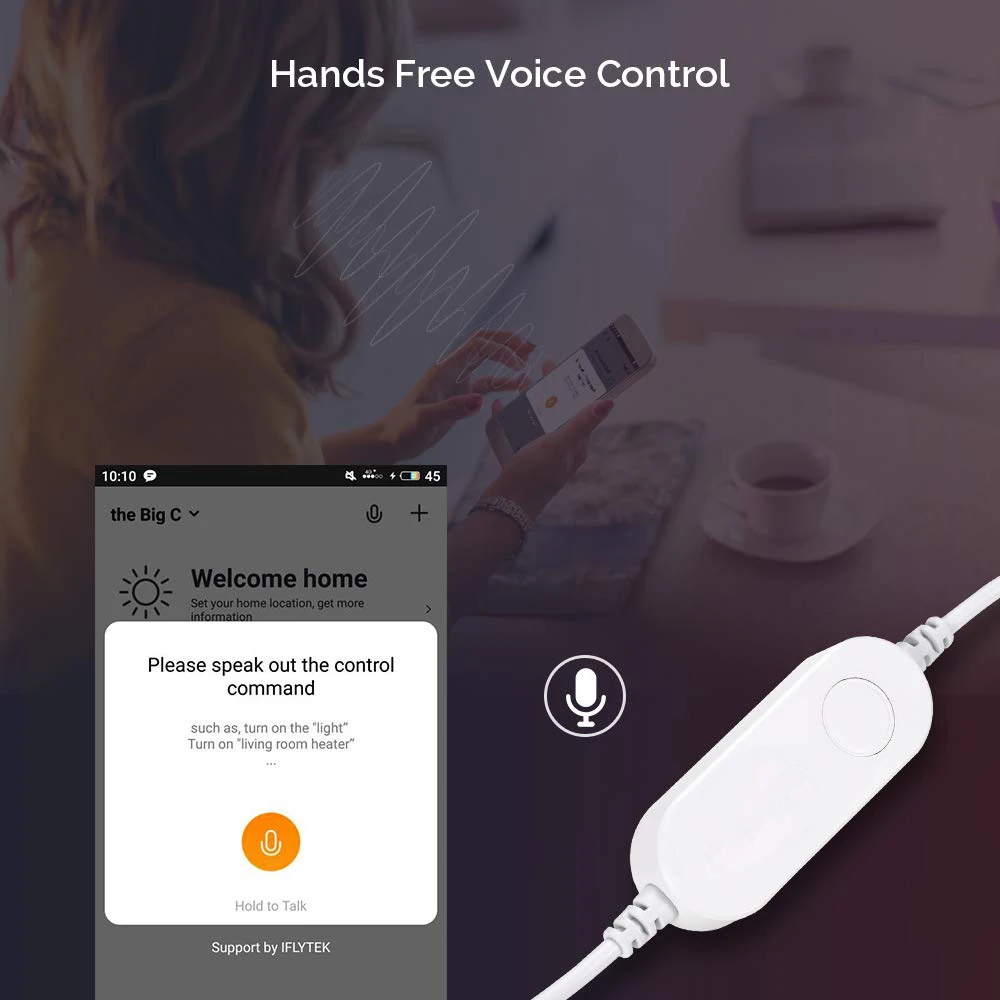 Светодиодная лента Tuya Smart Life APP светильник т дистанционного управления для умного