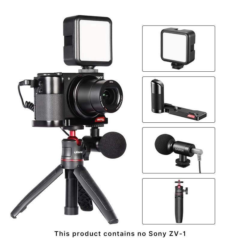 Ulanzi для Sony ZV1 Vlog комплект с функцией видеозаписи настройка пластина в форме буквы