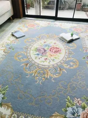 Light blue Высокое качество, европейские ковры для гостиной, противоскользящий диван, татами, напольный коврик для дома, отеля, спальни, коврики, алфомбра, ТАПИС салон - Цвет: Light blue