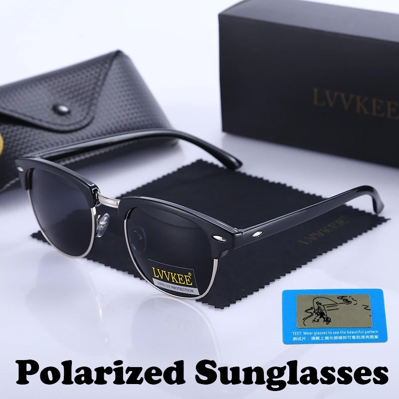 Бренд LVVKEE хит продаж поляризационные солнцезащитные очки с поляризационными