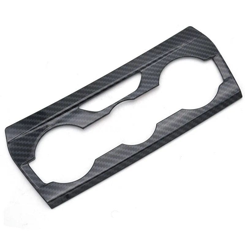 

For Subaru Xv Crosstrek 2018 Ac A/C Warning Light Dashboard Switch Panel Center Console Carbon Fiber Cover Trim Bezel Molding