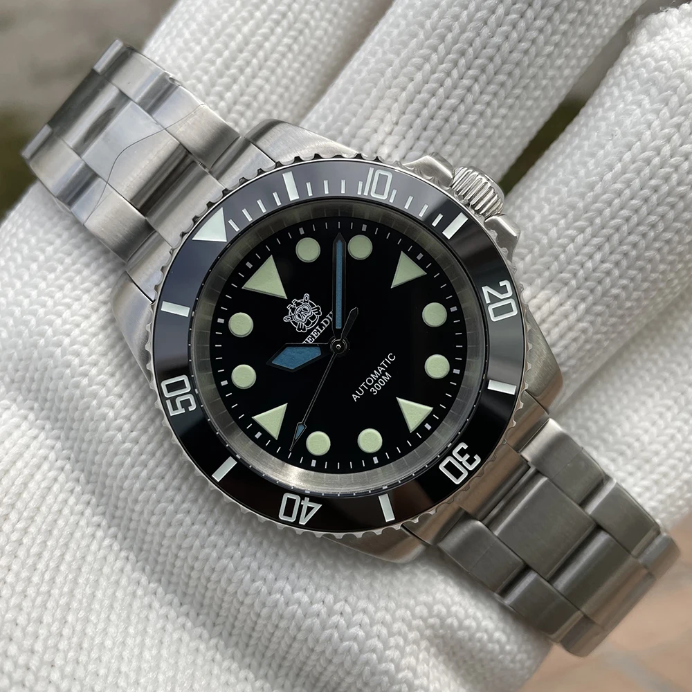 Мужские Водонепроницаемые механические часы STEELDIVE Design SD1955 японские швейцарские