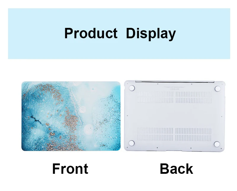 Мраморный чехол для ноутбука APPle MacBook Pro Air retina 11 12 13 15 Mac Book 15,4 13,3 дюймов с сенсорной панелью