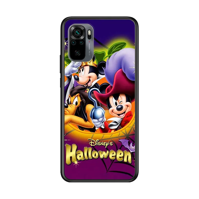 

Halloween Disney Mickey for Xiaomi Redmi Note 10 10S 9 9T 9S 9Pro Max 8T 8Pro 8 7 6 5 Pro 5A 4X 4 Soft Black Phone Case