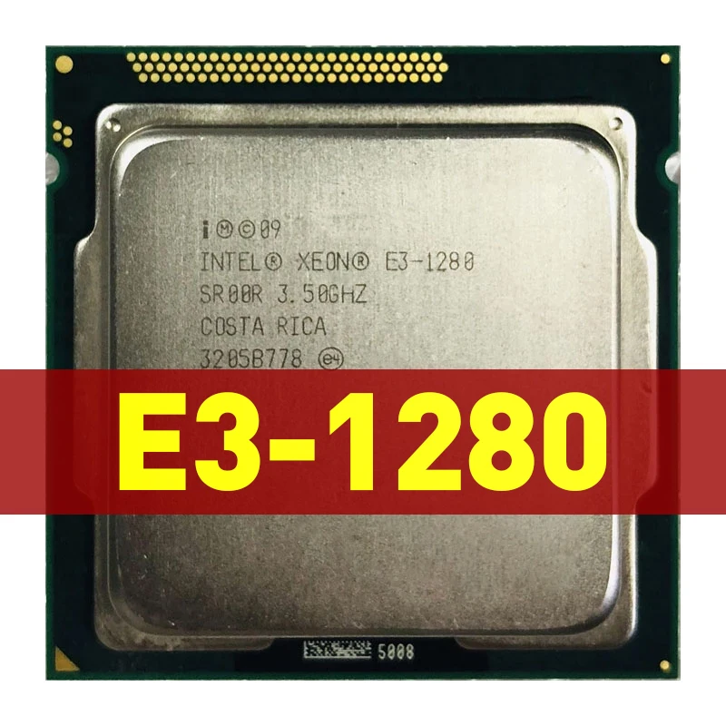 

Процессор Intel Xeon Φ E3 1280 3,5 ГГц четырехъядерный восьмипоточный ЦПУ 8 Мб 95 Вт LGA 1155