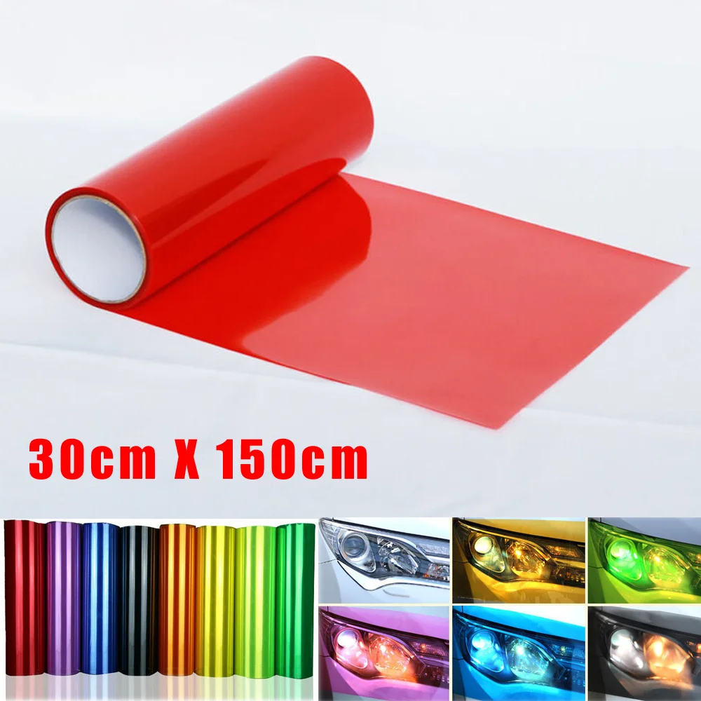 

30 * 150CM Car light film 1pcs 1x Sticker Vehicle Durable High Quality