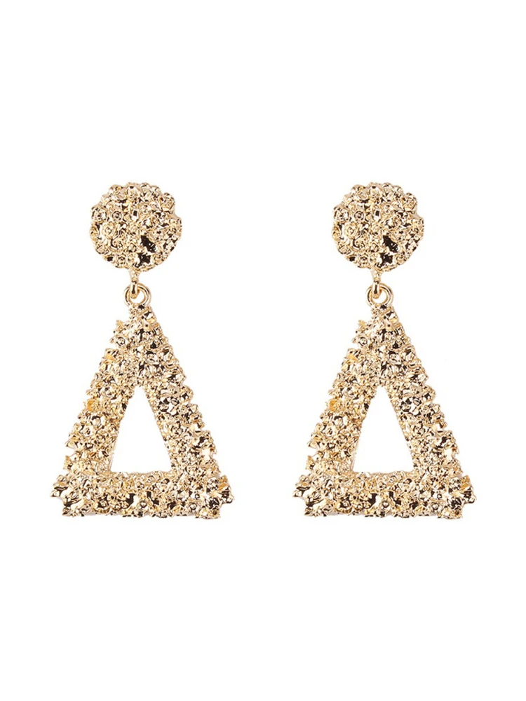 3 цвета модные геометрические розовые полые Висячие Новые Треугольные ювелирные