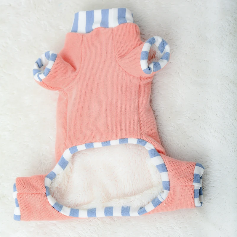 Одежда для кошек зимние теплые мягкие флисовые толстовки собак и комбинезон