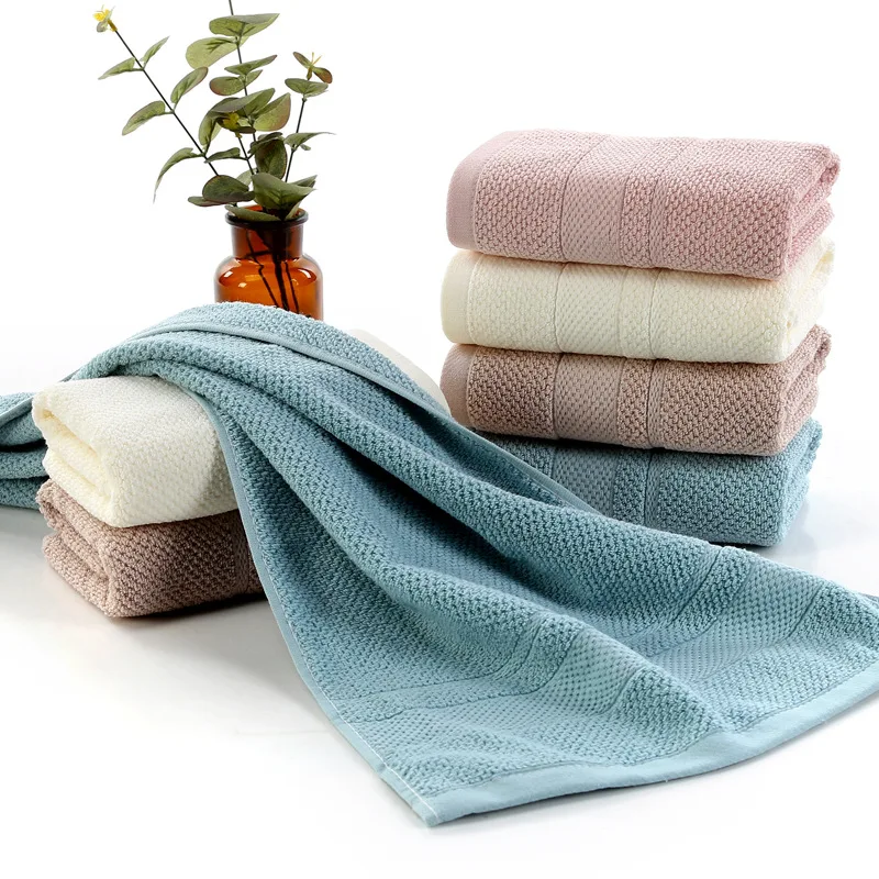 Полотенце из чистого хлопка однотонный жаккардовый текстильная салфетка