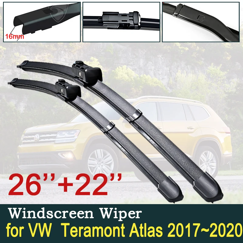Автомобильные стеклоочистители ветрового стекла для Volkswagen VW Teramont Atlas 2017 2018 2019 2020