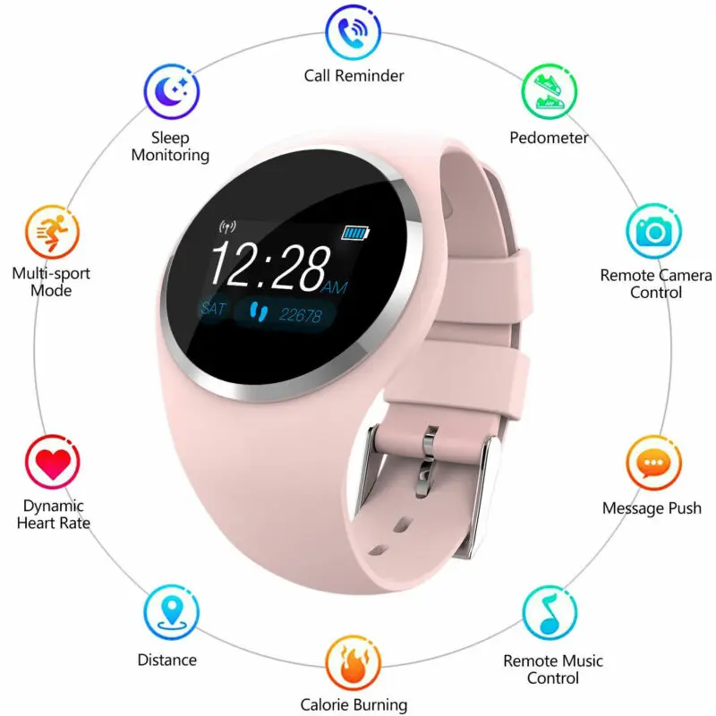 Женские Bluetooth Смарт часы PYMH новые Mate для телефонов Samsung Android IOS iPhone LG|Смарт-часы| |