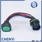 1 компл. 14 Pin GL301-14021 Авто головной светильник водонепроницаемый адаптер автомобильная лампа светильник разъем удлинитель провода для KIA K2 K3 K5