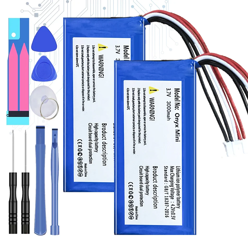 

Аккумулятор для динамика 3000 мАч для Harman/Kardon Onyx Mini, фабричная цена, батареи CP-HK07, P954374 AKKU 3,7 V