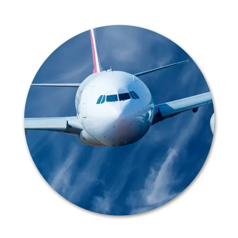 Самолет летать путешествия небо облако значок на булавке декоративные Броши