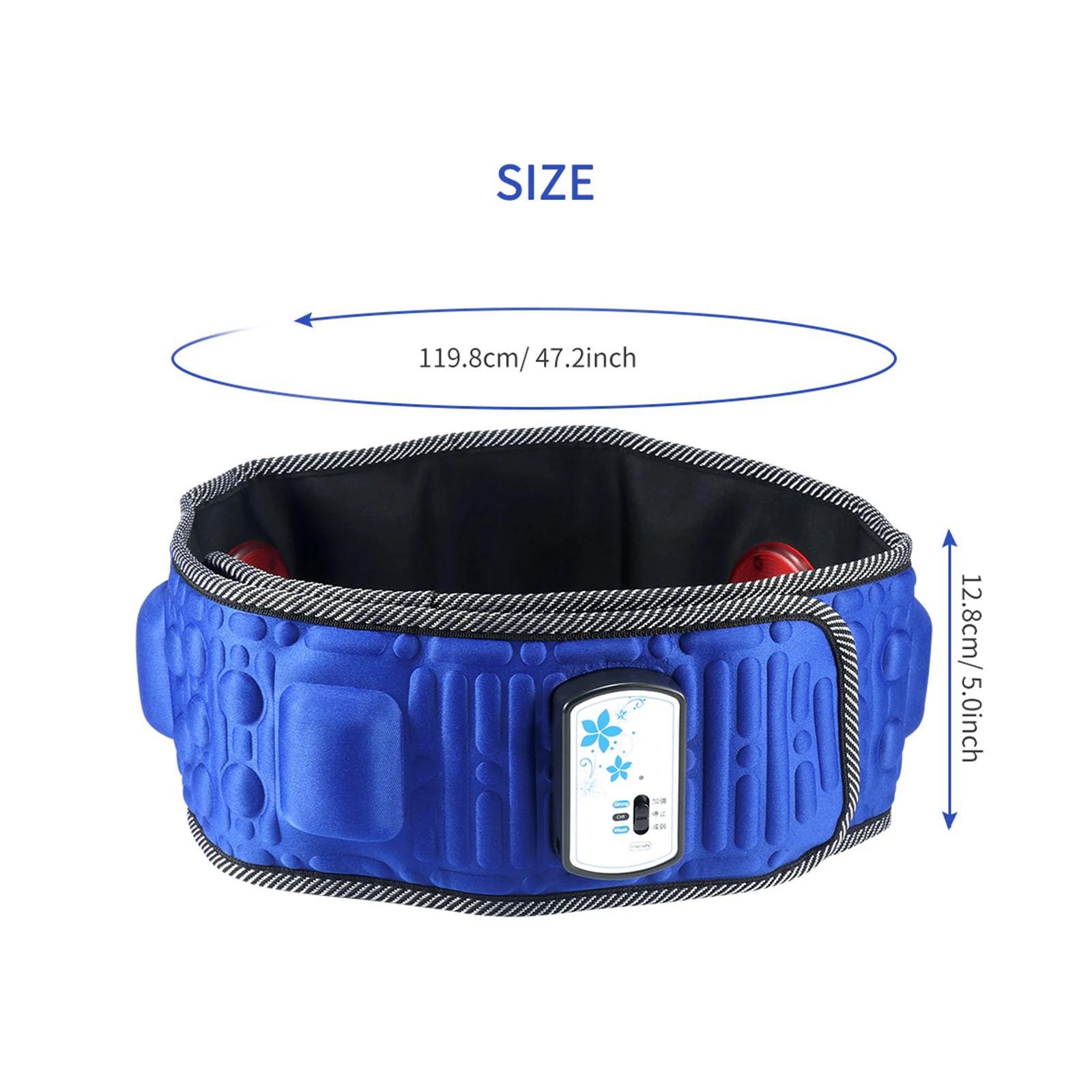 

Electric Abdominal Stimulator Body Vibrating Slimming Belt Belly Muscle Waist Trainer Massager Weight Loss Fat Burning