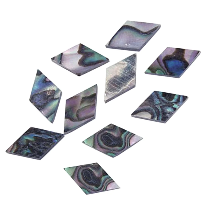 10 шт. гитара инкрустация 8 мм ромбовидная форма гриф позиция знак точки для гитары