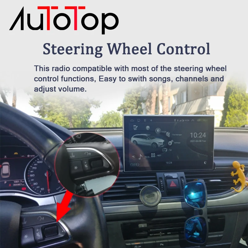 Автомагнитола Autotop A6 c7 на Android 10 для Audi C7 A7 2012-2018 2DIN DVD GPS-навигация BT Carplay IPS Bluetooth Wi-Fi |