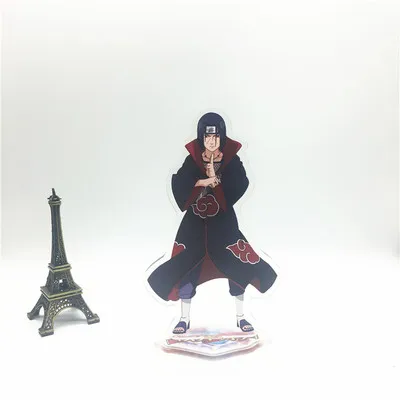 19 Брелок в стиле аниме Наруто Jiraiya Sabakuno Gaara Саске Хатаке Какаши Hoshigaki Kisame милый забавный мультфильм акриловый брелок - Цвет: 19