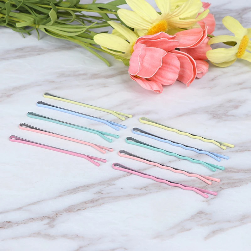 10 шт. металлические волнистые заколки-шпильки для женщин и девочек стильные