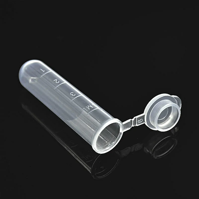 Центрифужные пробирки 5 мл центрифужной с крышкой Пластик Тесты трубка EP трубки