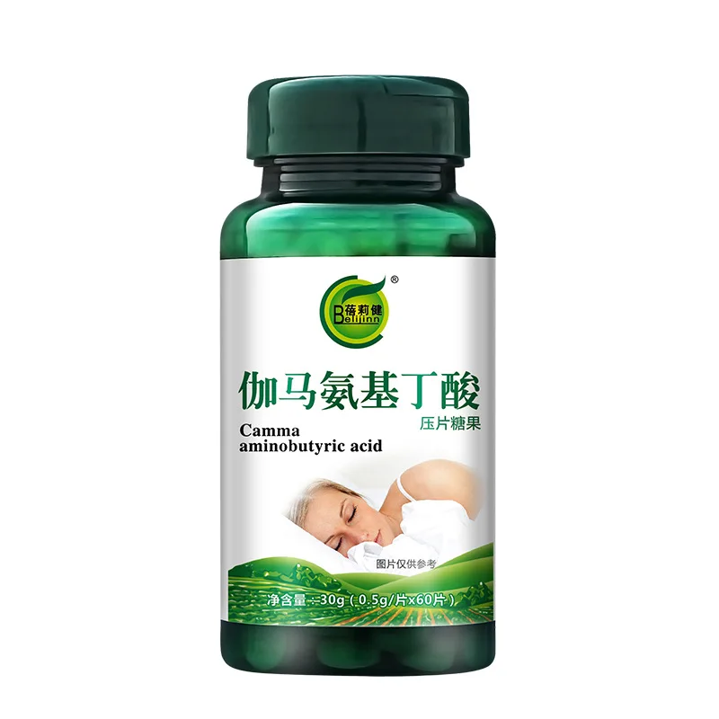 

Gamma Aminobutyric Acid Tablet Tablet Candy 60 Pieces Factory Direct OEM Processing Wholesale Hurbolism 24 Months Cfda