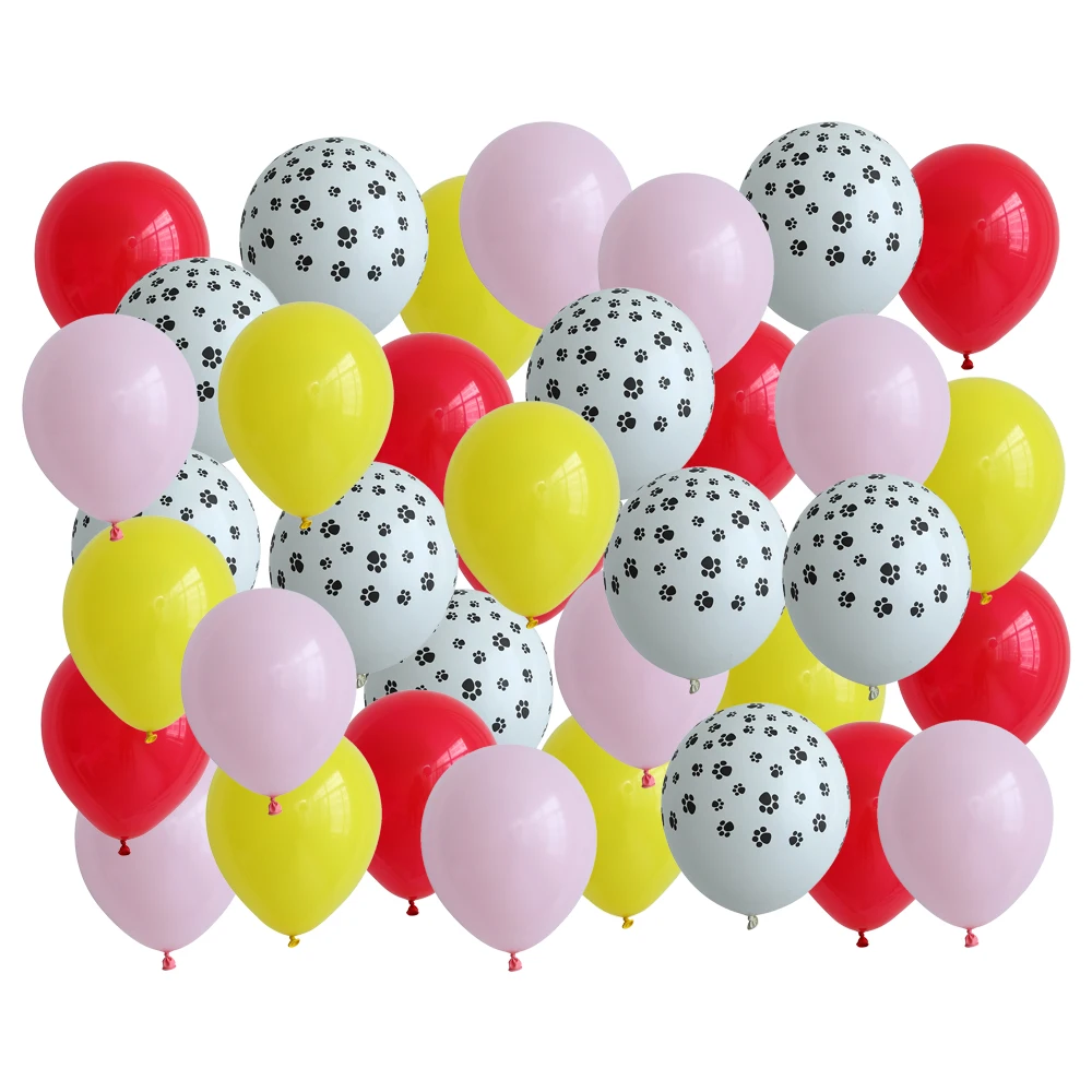 40 шт. латексные воздушные шары в виде собачьей лапы | Дом и сад