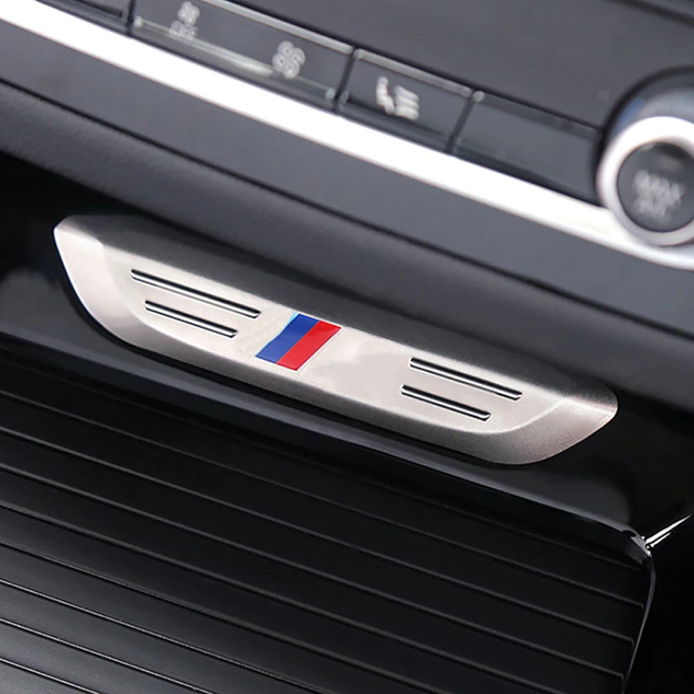 Gelinsi для 2018 2019 BMW X3 G01 X4 G02 Автомобильный Центральный пульт M крышка логотипа рамка