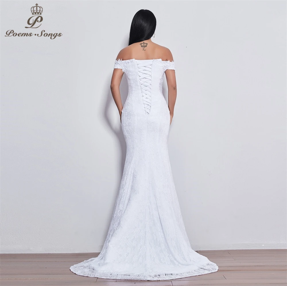 Стихи песни стиль красивый цветок кружева свадебное платье Vestido de noiva Русалка свадебное платье robe mariage 520