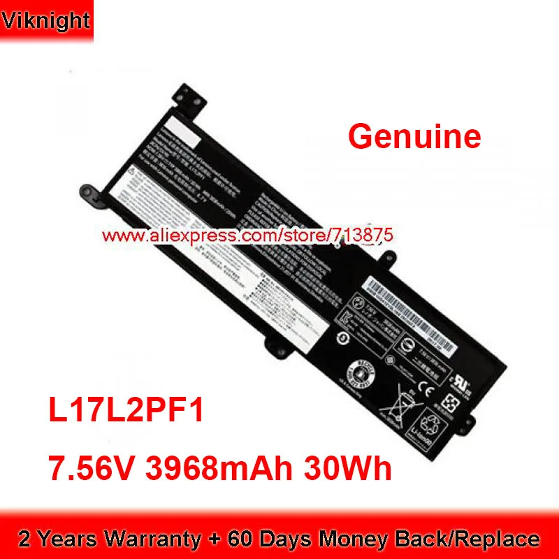 

Genuine L17L2PF1 Battery L16C2PB2 for Lenovo IDEAPAD 130-15IKB 330-15IKB 330-14IKB Laptop L16L2PB1 L16L2PB3 7.56V 3968mAh 30Wh