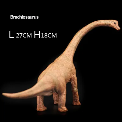 Оригинальные Динозавры юрского периода Indominus rex Spinosaurus raptor модель трицератопса коллекционные вещи Детские обучающие игрушки для детей подарок - Цвет: Brachiosaurus