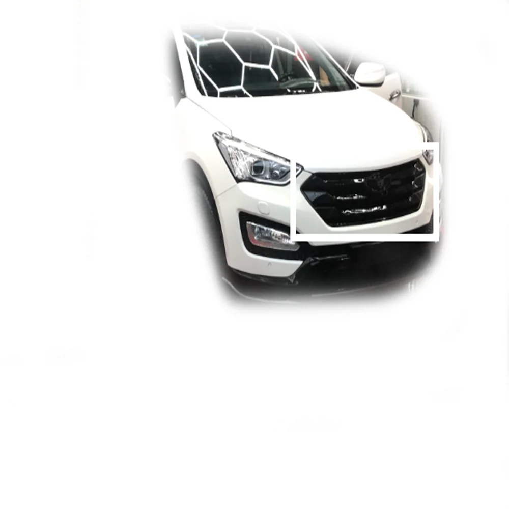 Черная передняя решетка из АБС-пластика вокруг отделки гоночные решетки для 2013