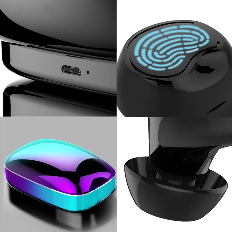 X29 TWS Беспроводной стерео двойной bluetooth 5 0 наушники светодиодный Дисплей Smart Touch 6D
