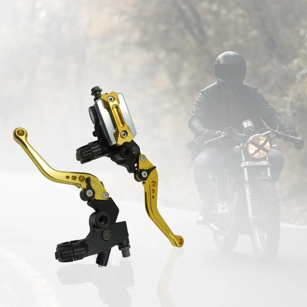 

2Pcs 22mm CNC Hydraulic Disc Brake Upper Pump Motorcycle Clutch Handbrake Handbrake Aluminum Alloy Motorcycle Accessories