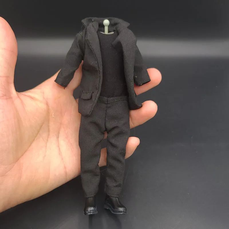 Масштаб 1/12 модная кукольная куртка брюки комбинезон комплект рубашек для