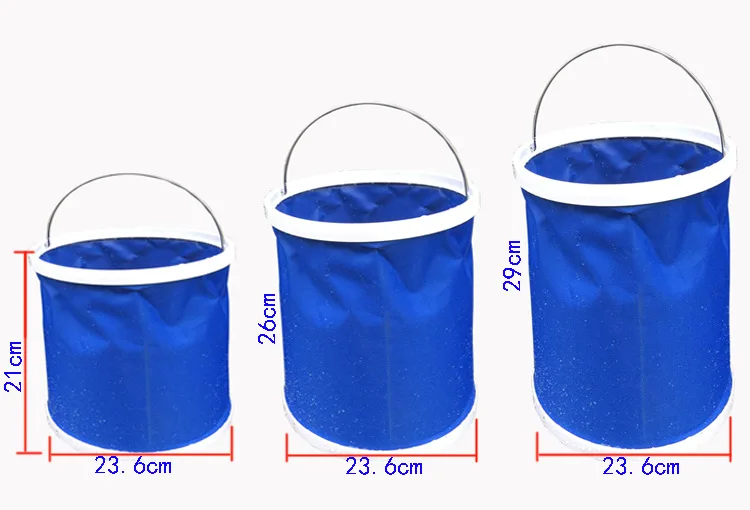 Складное ведро для путешествий принадлежности ванной комнаты кемпинга