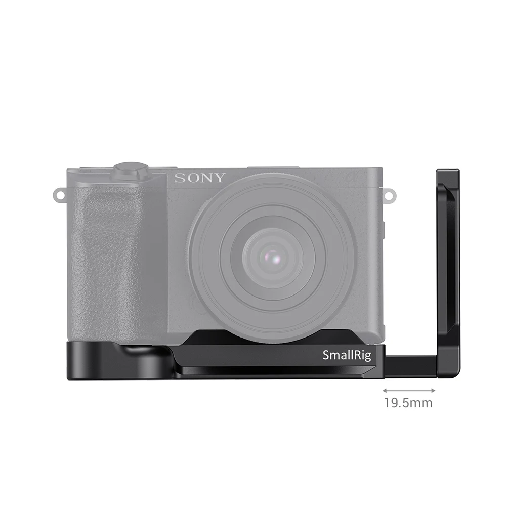 SmallRig A6600 БЫСТРОРАЗЪЕМНАЯ L кронштейн пластина для sony A6600 Arca-швейцарская боковая пластина+ опорная пластина L Пластина Vlog съемка пластина-2503