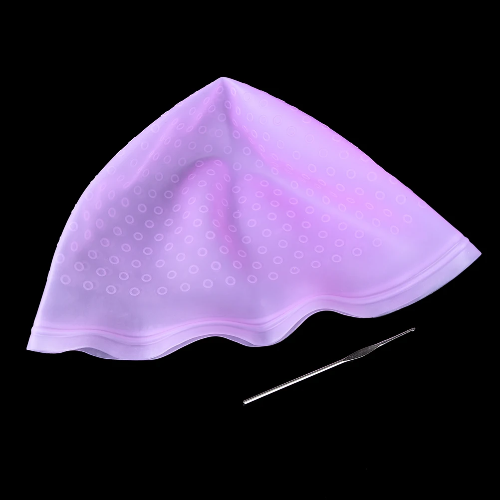 Многоразовый Набор для окраски волос силиконовая крышка + крючок волос|Шапочки